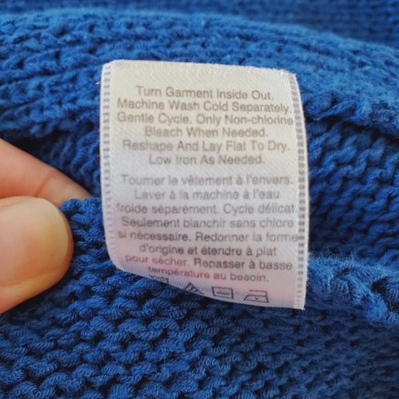 Coldwater Creek Blue Crew Neck Sweater - Picture 10 of 10